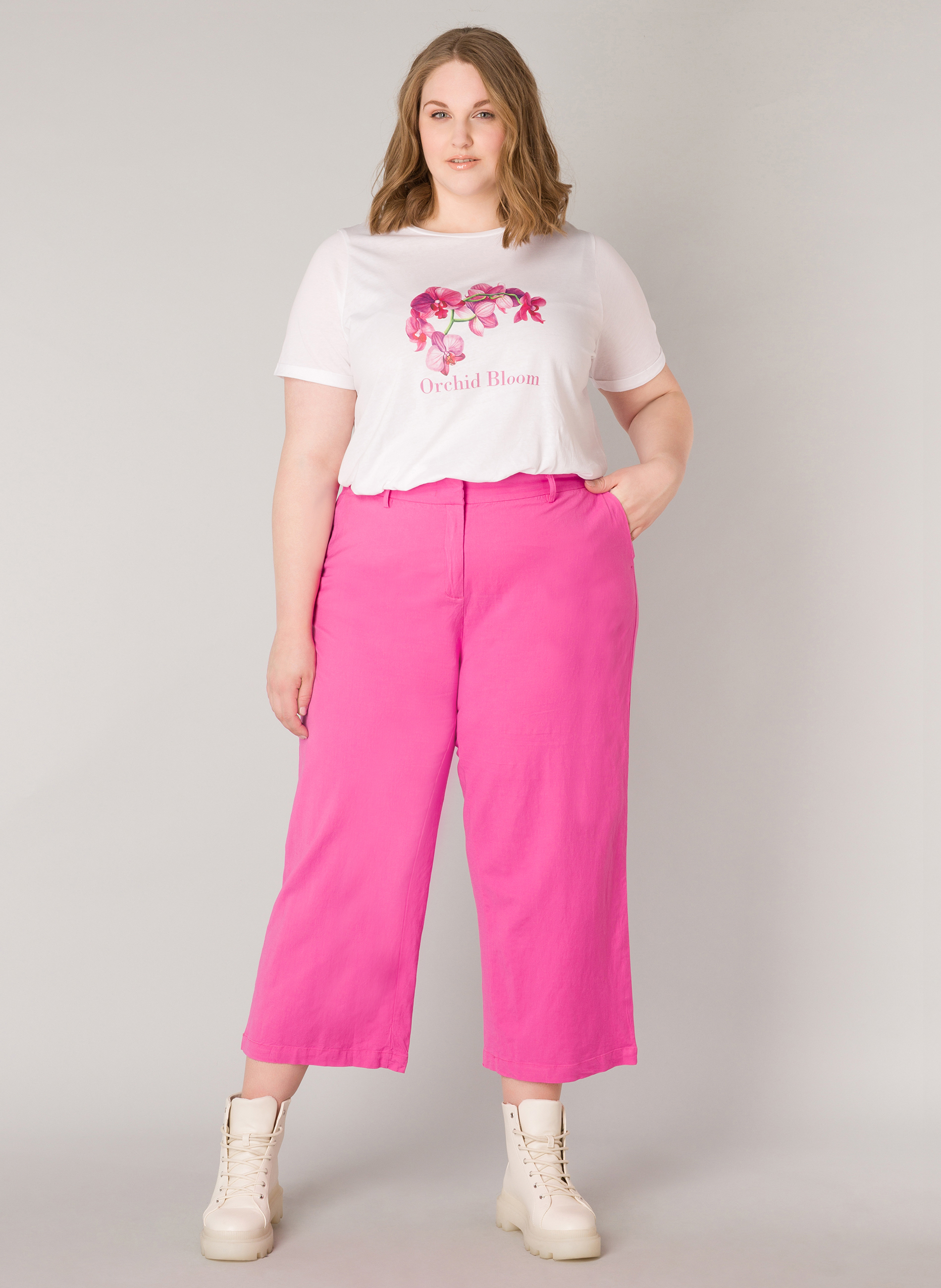 YESTA Leigh-anne Broek - Fuchsia - maat 2(50)