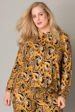 Colletta blouse kort viscose print