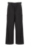 Mat fashion broek zijbies met rits | 82012071BLACL=52-54&nbsp;