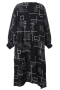 Studio jurk Gulnare graphic print | S245865blac/whitL=50/52&nbsp;