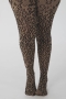 Knitted Leopard Curvy Stretch Panty | 31280047blac/nude44-46(XL)&nbsp;