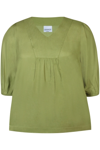 ZHENZI blouse v-hals en plooien | 2004226710S=42-44&nbsp;