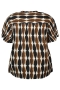 ZHENZI blouse Hana dubbele mouw | 200764BLACM=46-48&nbsp;