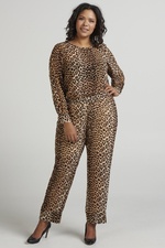 Broek Zizzi LEOFINA leopard