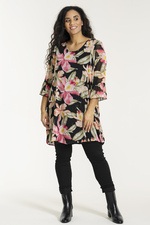 Studio jurk Hedda voile bloem print